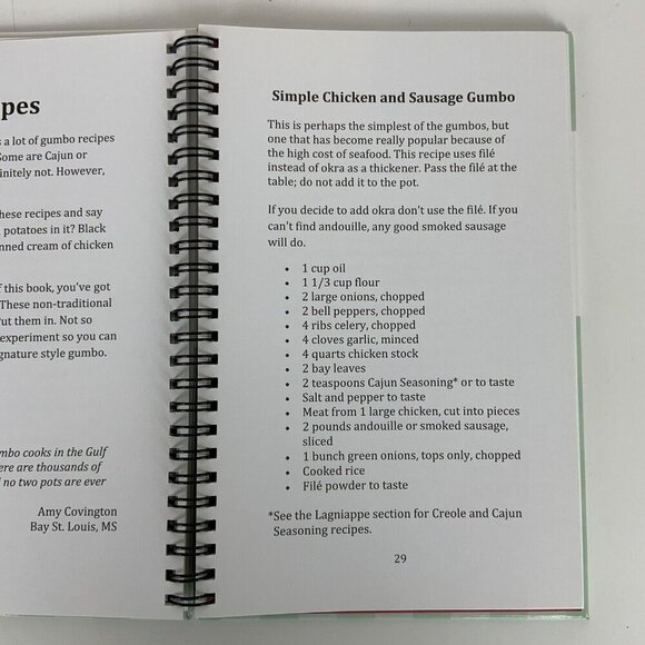 Gumbo From How To Wow Spiral Bound Cookbook By Deanie Comeaux Bahan 2015 Spiral - Picture 7 of 10